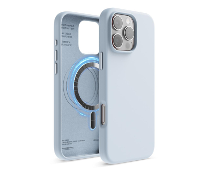 Etui do telefonów Elago Magnetic Silicone do iPhone 16 Pro Max Light Blue ES16MSSC69PRO-LBL